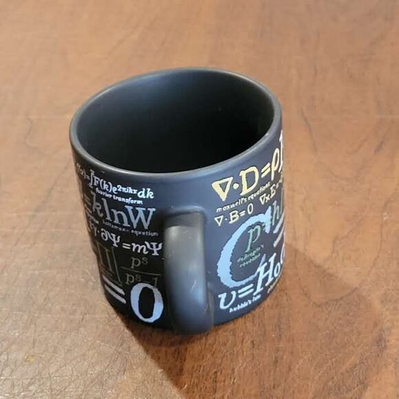 UNEMPLOYED PHILOSOPHERS GUILD Math Formulas Tea Coffee Mug 2012 - Picture 4 of 8